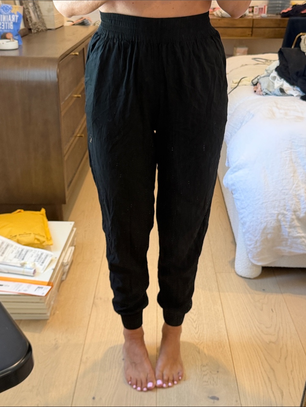 Indah pants elastic waist and ankle